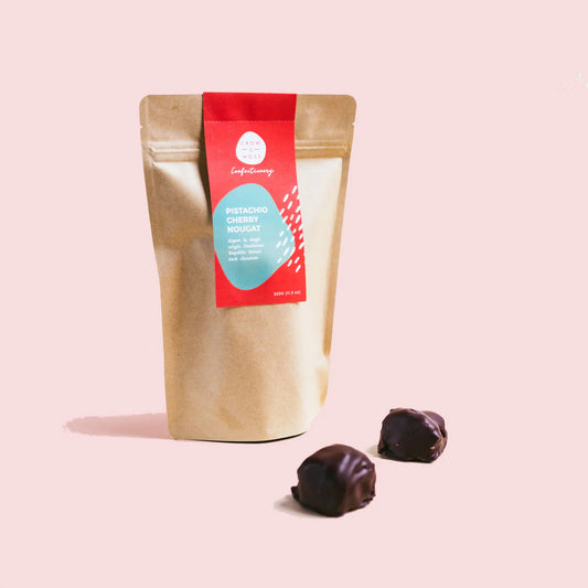 Image of Crow & Moss Chocolate Covered Pistachio Cherry Nougat