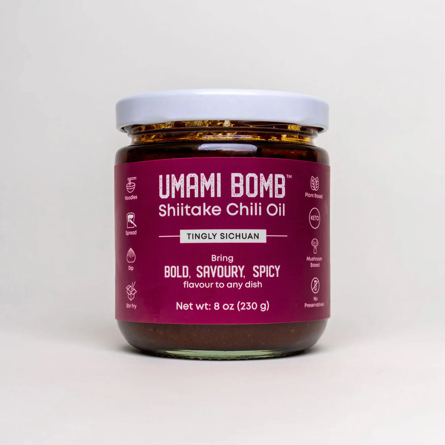 Image of Umami Bomb Shitake Chili Oil - Tingly Sichuan