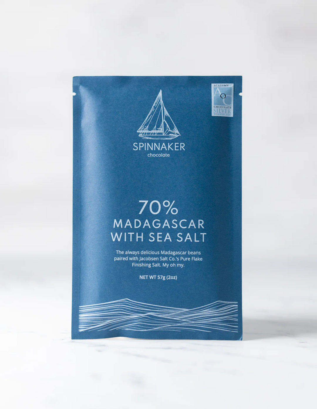 Spinnaker Chocolate Madagascar 70% Dark Chocolate with Sea Salt