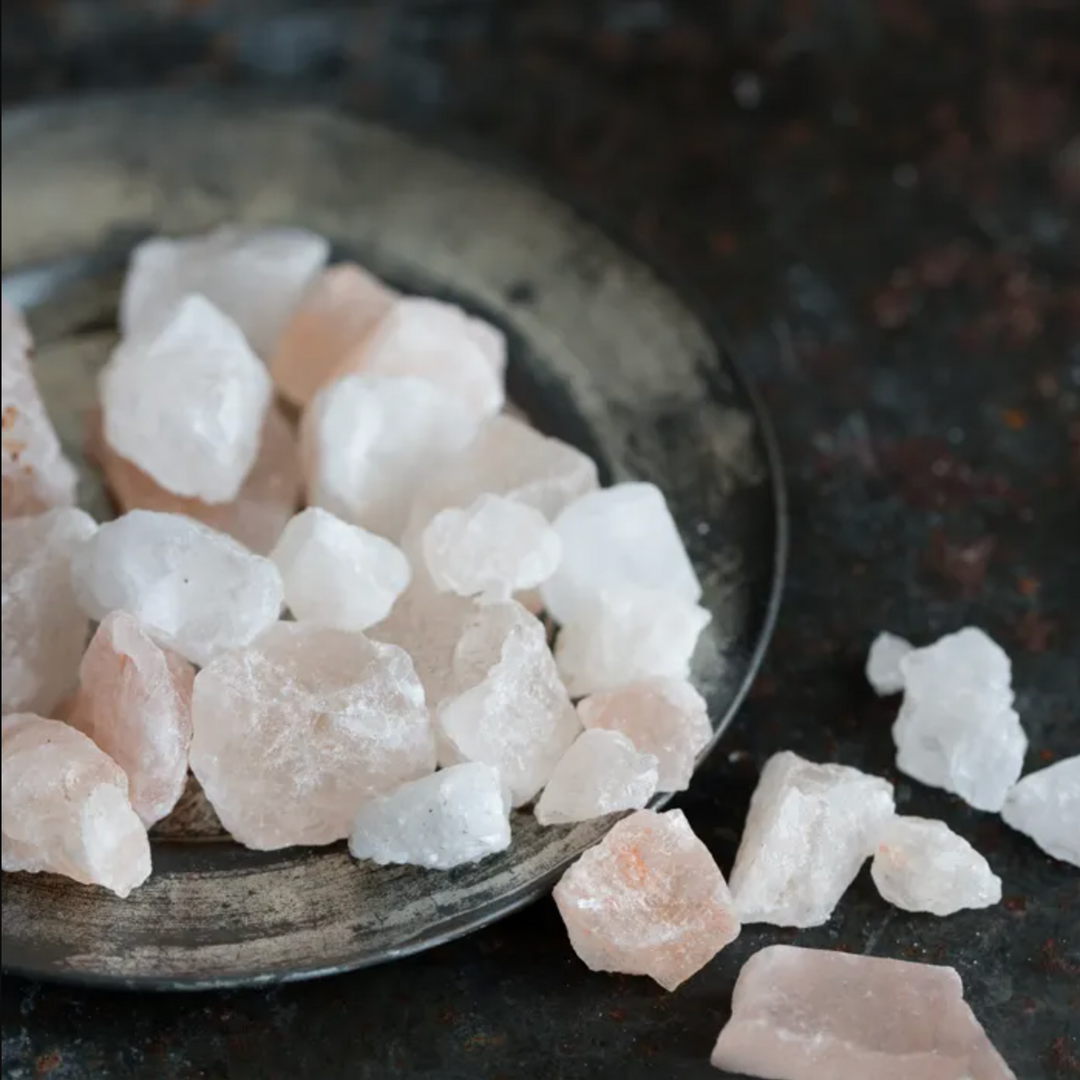 Pile of Himalayan Rock Salt Chunks