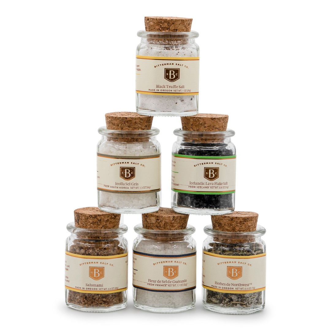 Gourmet Salt Starter Set - 6 Finishing Salts – The Meadow