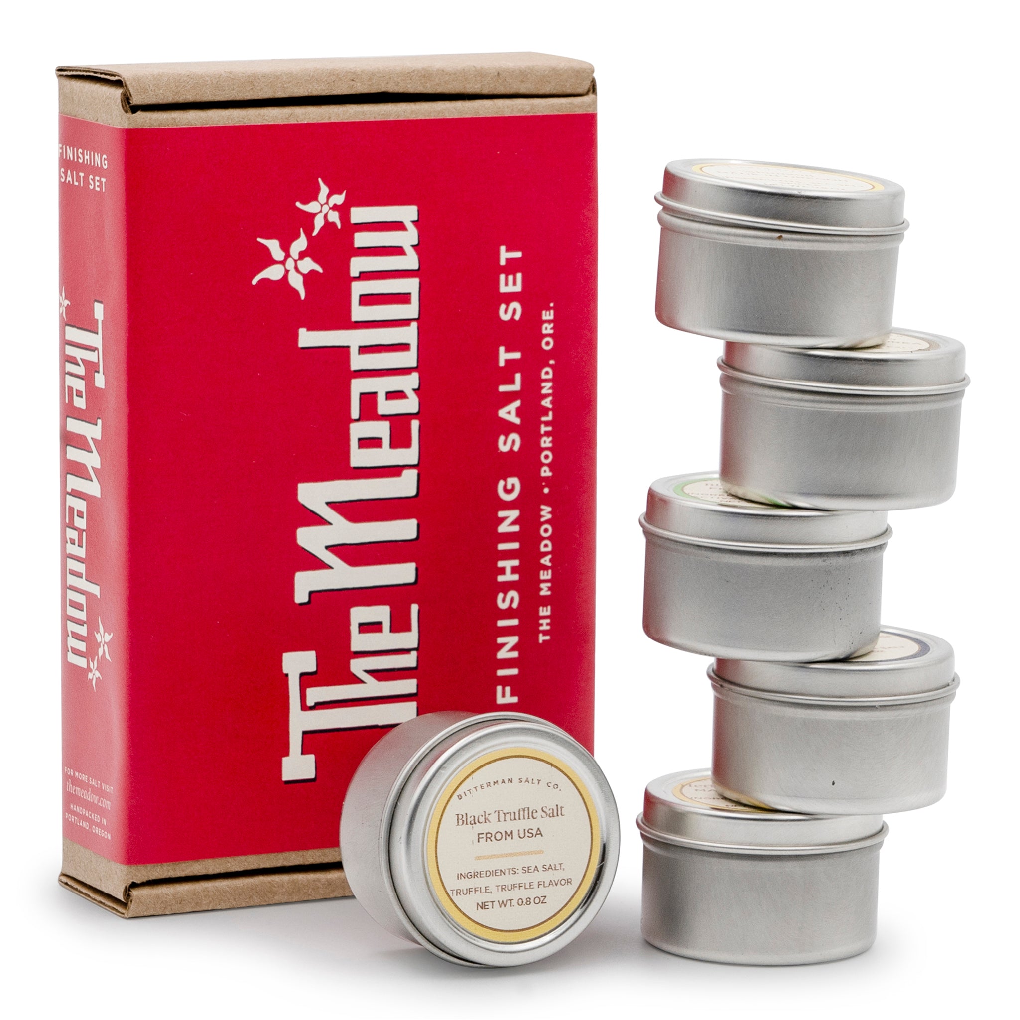 The Meadow Salt Set | Six Gourmet Sea Salts | The Meadow