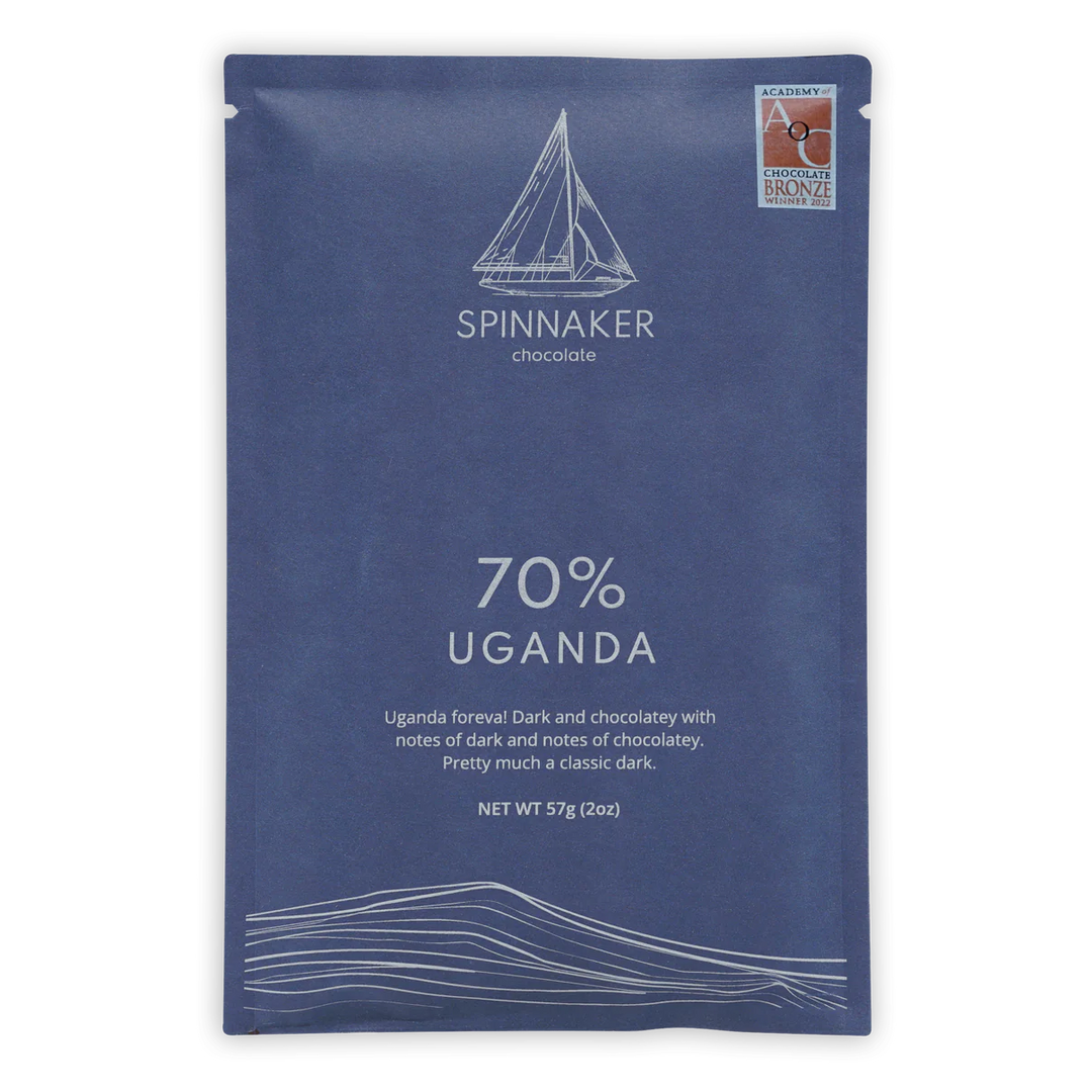 Image of Spinnaker Chocolate Uganda 70% Dark Chocolate