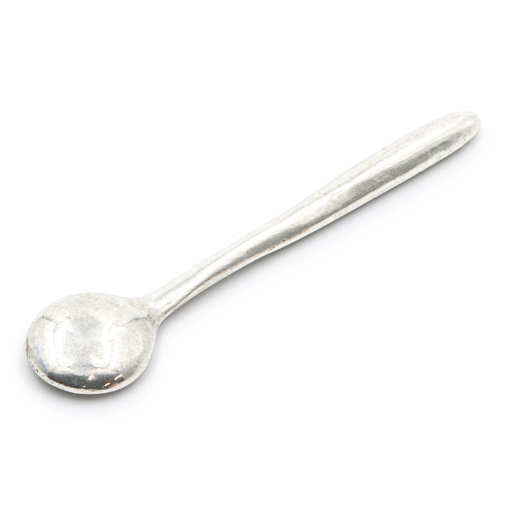 The Meadow Pewter Salt Spoon - Round Tip