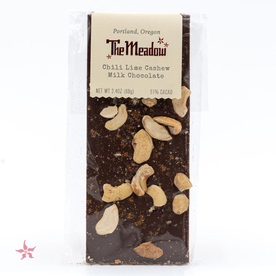 Image of The Meadow Milk Chocolate with Chili, Lime, and Cashew
