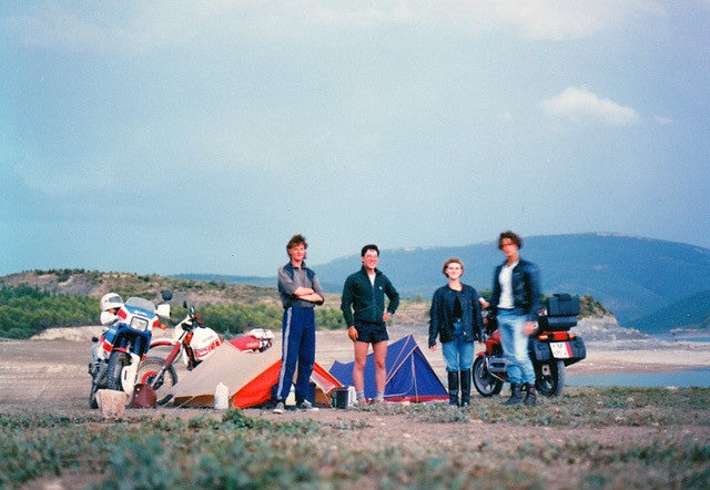 Mark Bitterman motorcycling in the Pyrenees, France