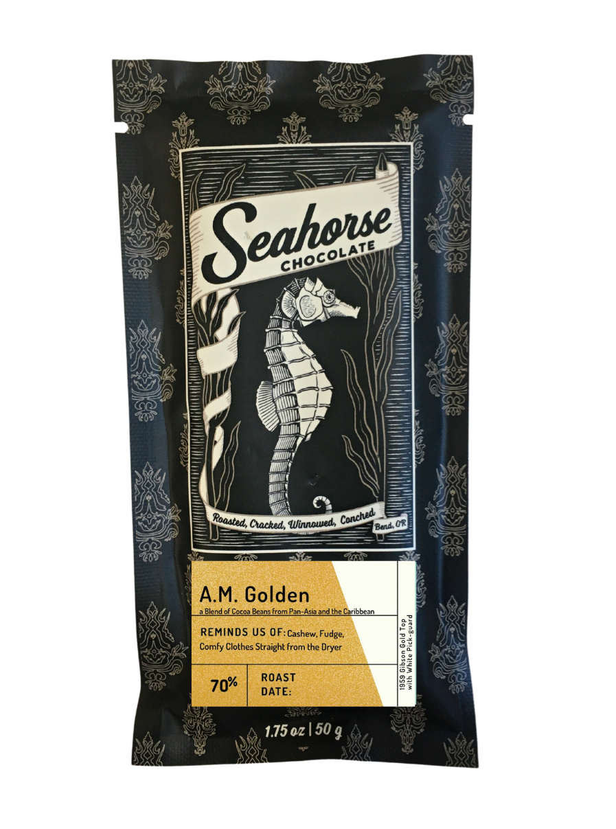 Seahorse Chocolate A.M. Gold 69% Dark Chocolate