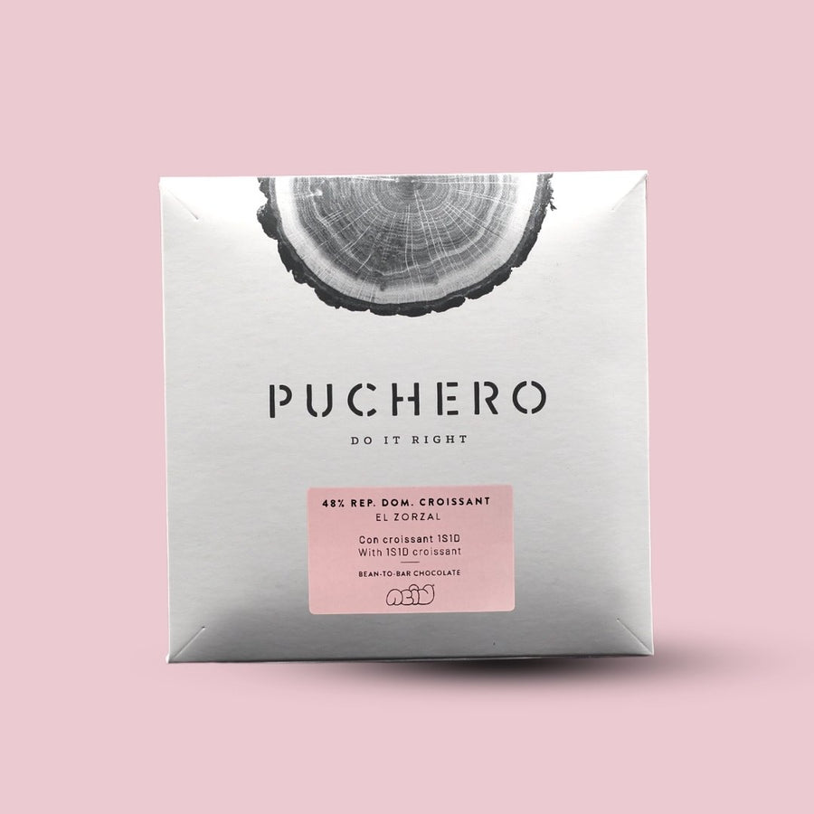 Puchero Dominican Republic 48% Dark Chocolate with Buttered Croissant