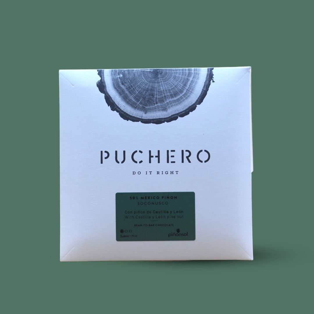 Puchero Mexico 50% Dark Chocolate with Pine Nuts