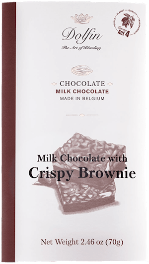 Dolfin Milk Chocolate with Crispy Brownie