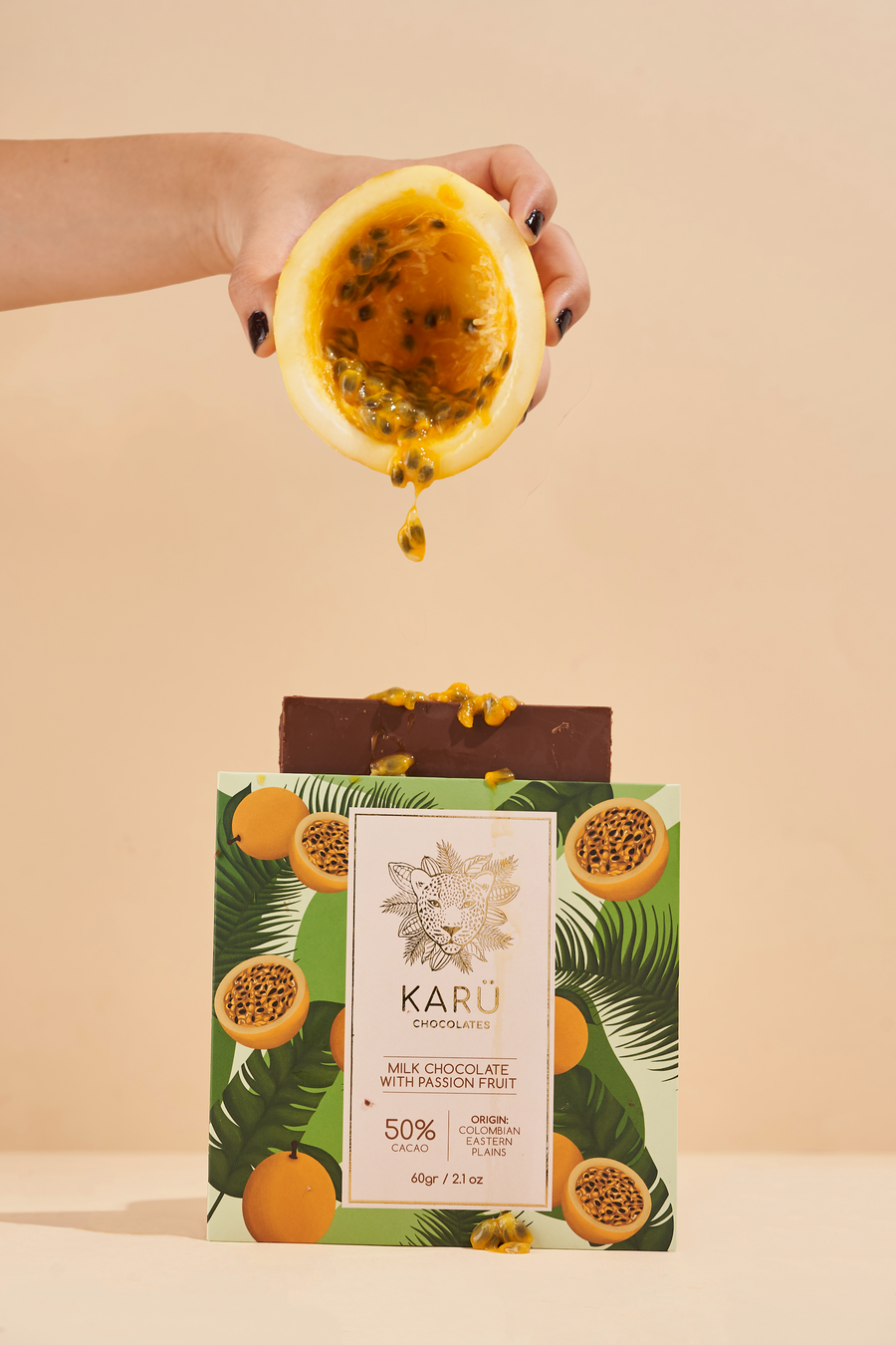 Kar√º Chocolate Milk Chocolate with Passion Fruit
