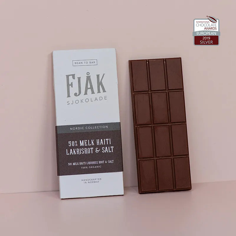 Fjak 50% Milk Chocolate with Licorice Root