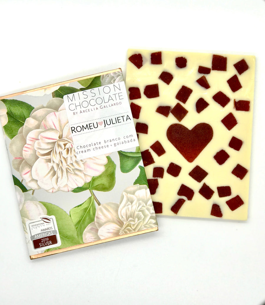 Mission Chocolate Romeo and Juliet White Chocolate with Guava