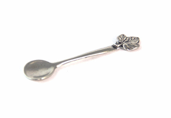 The Meadow Pewter Salt Spoon - Flower Tip