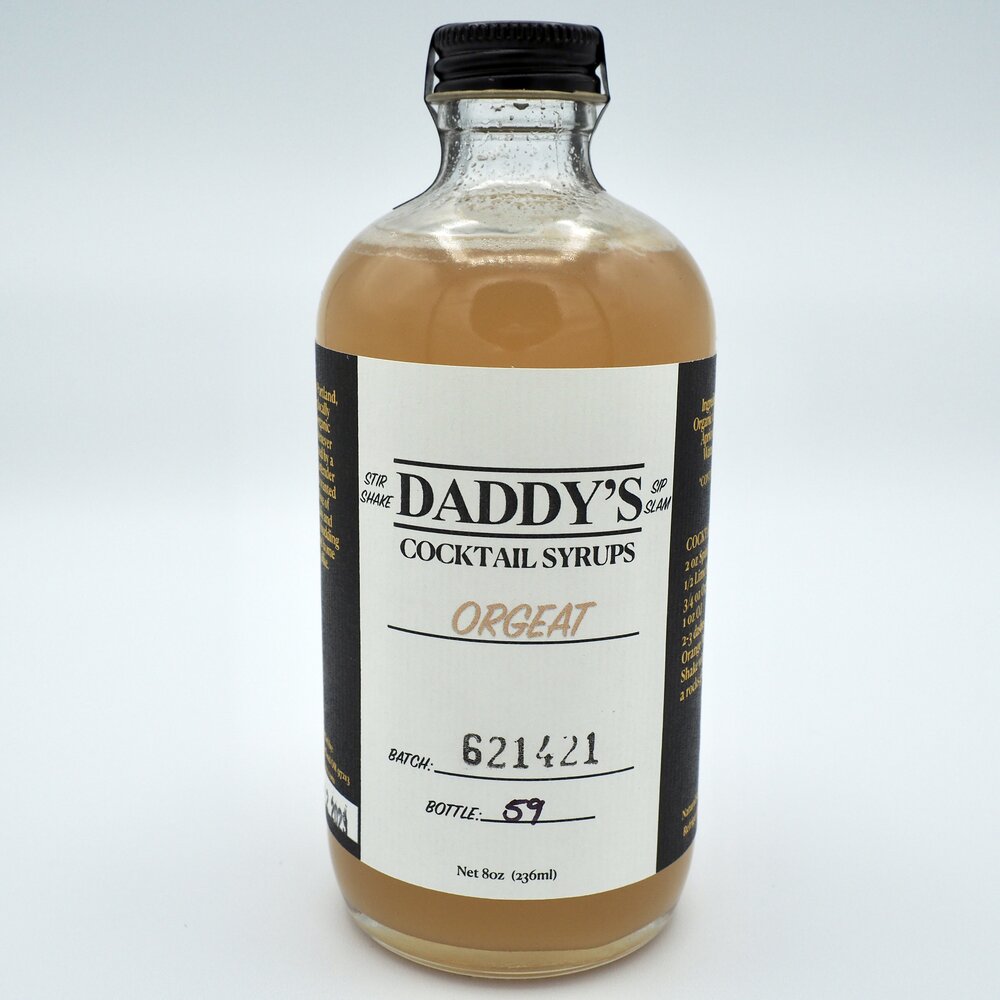 Daddy's Cocktail Syrups Orgeat Simple Syrup