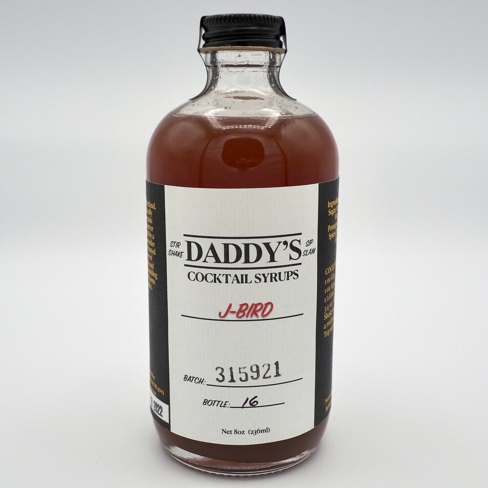 Daddy's Cocktail Syrups J -Bird Simple Syrup
