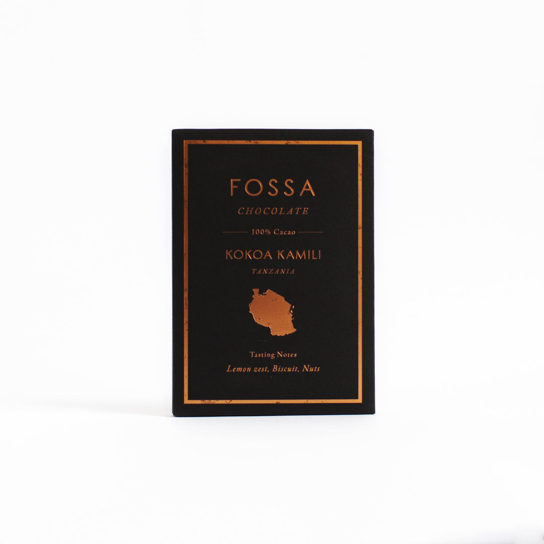 Fossa Kokoa Kamili Tanzania 100% Dark Chocolate