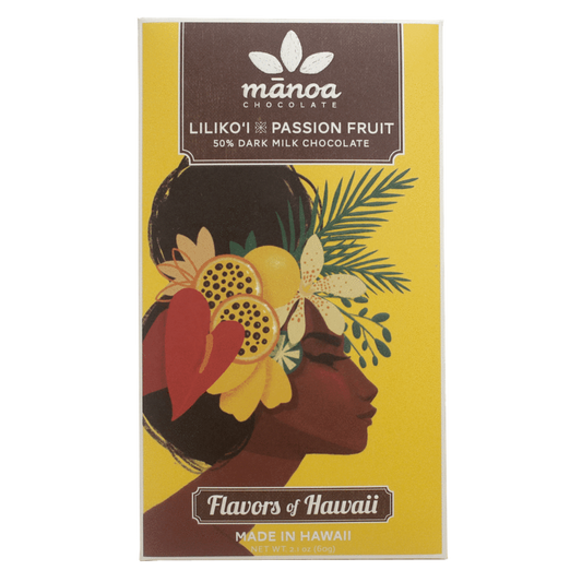 Manoa Liliko'i 50% Passion Fruit Dark Milk Chocolate