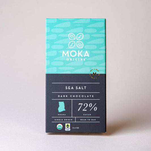 Moka Origins 72% Dark Chocolate with Sea Salt