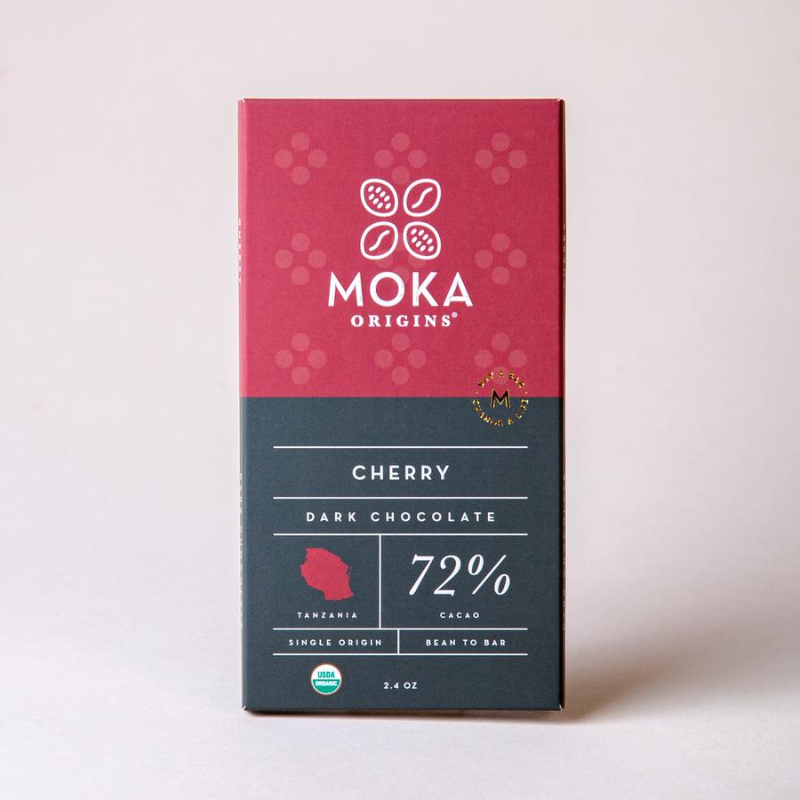 Moka Origins 72% Dark Chocolate with Cherry