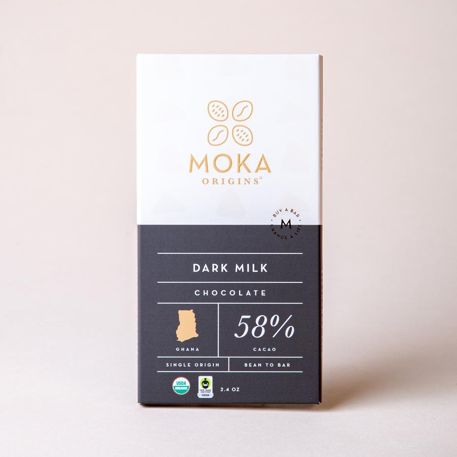 Moka Origins 58% Dark Milk Chocolate