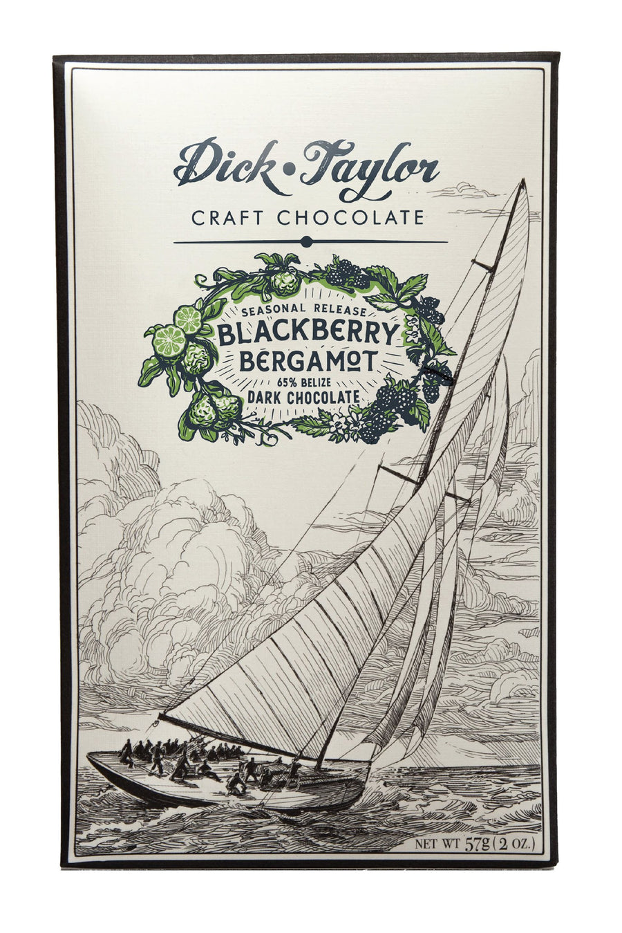 Dick Taylor 65 % Dark Chocolate with Blackberry & Bergamot
