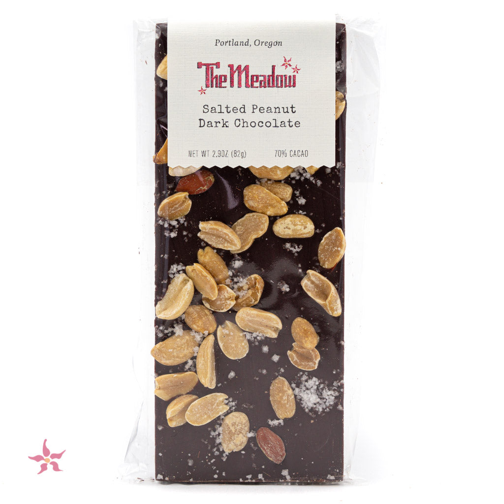 The Meadow Dark Chocolate with Salted Peanuts