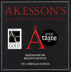 Akesson Madagascar Bejofo Estate 75% Dark Chocolate