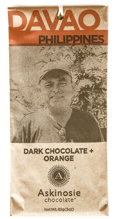 Askinosie 58% Dark Chocolate with Orange