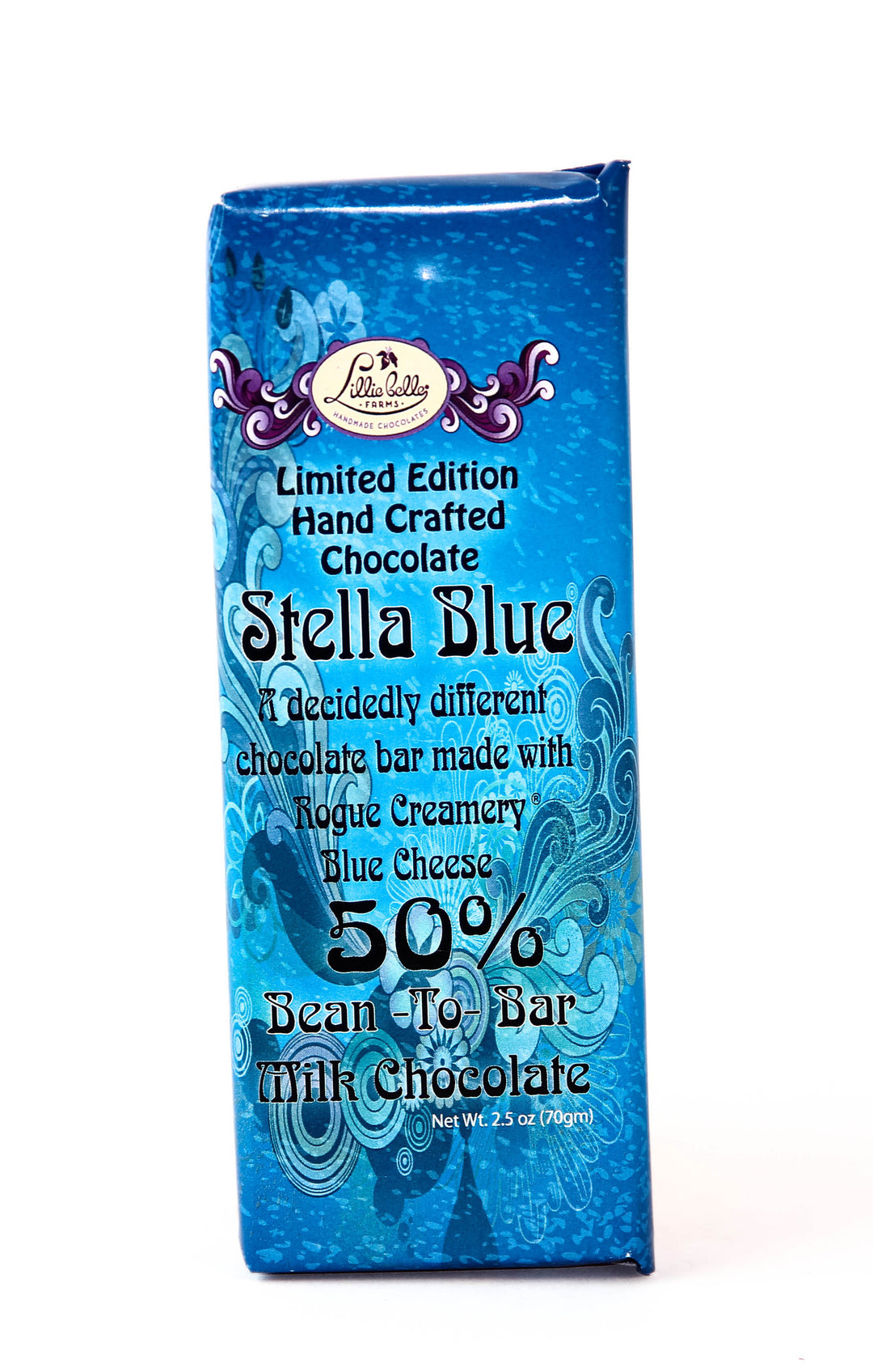 Lillie Belle Stella Blue 50% Milk Chocolate with Blue Cheese