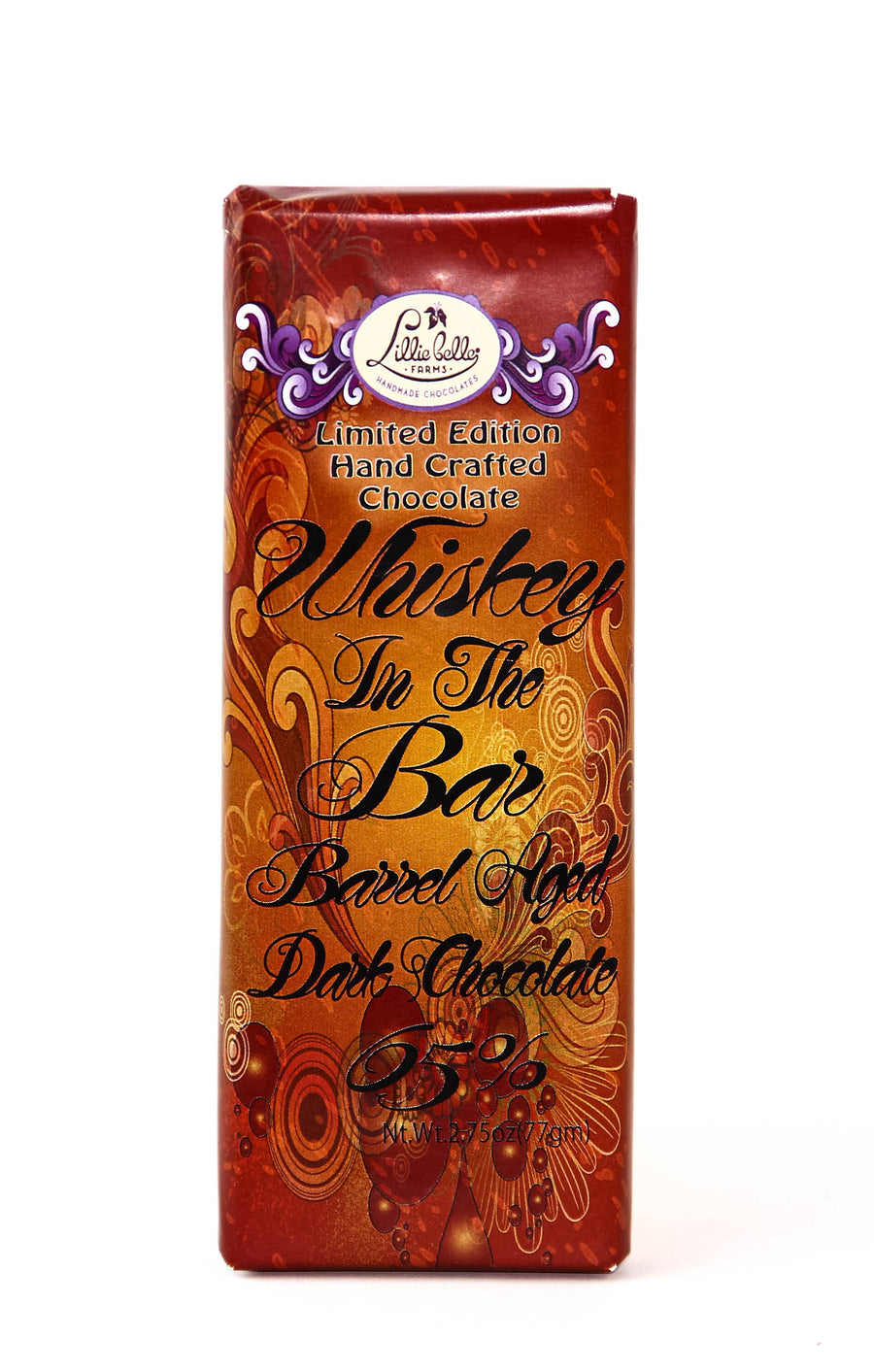 Lillie Belle Whiskey in the Bar 65% Dark Chocolate