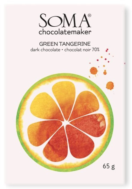 Soma 62% Dark Chocolate with Green Tangerine
