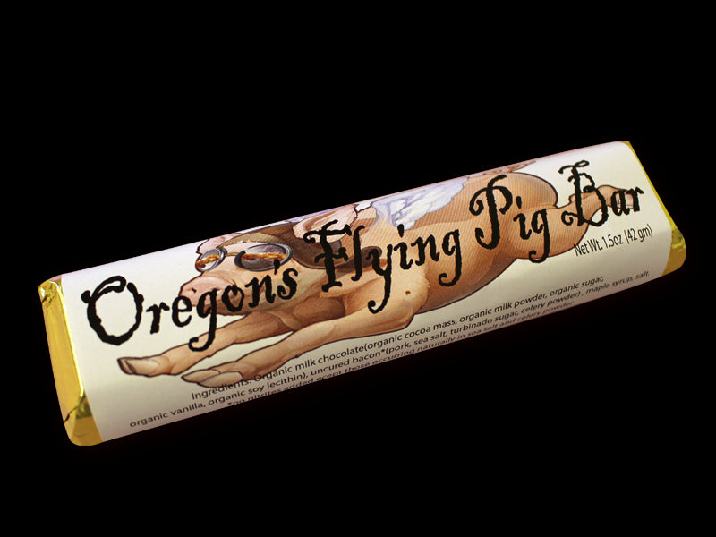 Lillie Belle Oregon's Flying Pig Milk Chocolate Bar