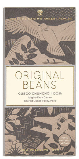 Original Beans Cusco Chuncho 100% Dark Chocolate