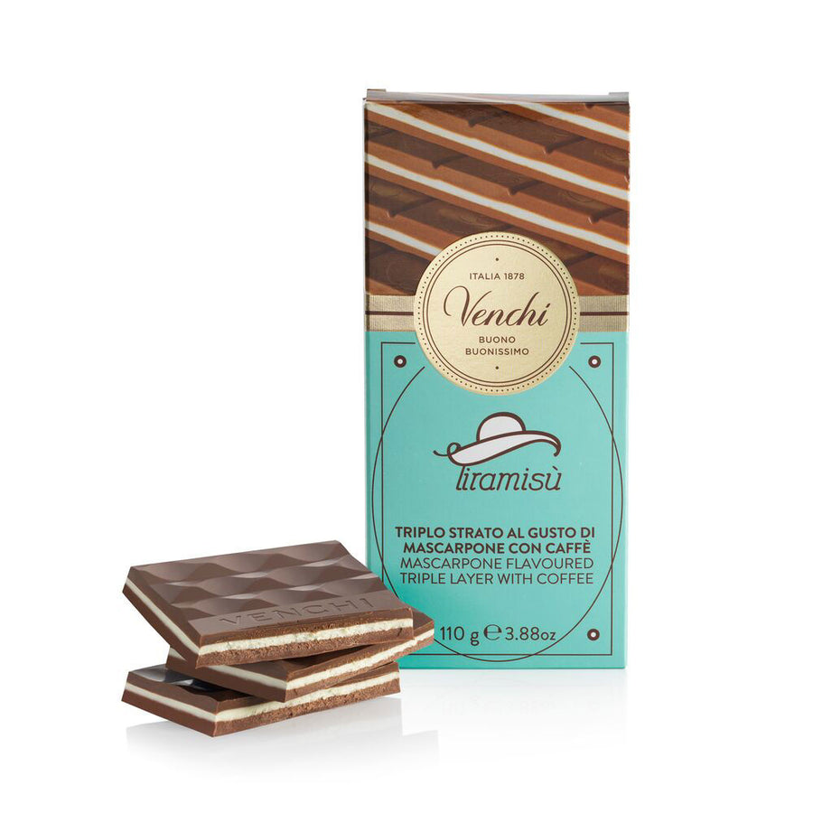 Venchi Tiramisu Milk Chocolate Bar