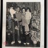 costas family photo on wall at sifnos pottery studio in sifnos, greece