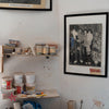 interior of the pottery studio at sifnos stoneware on sifnos island, greece