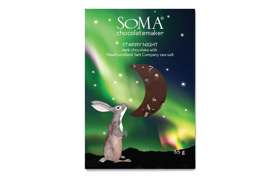 Soma Starry Night Dark Chocolate with Newfoundland Sea Salt