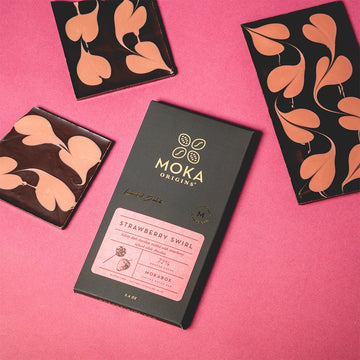 Moka Origins Strawberry Swirl Dark & White Chocolate