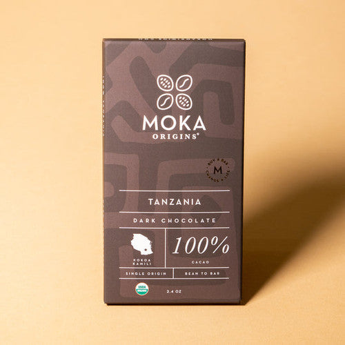 Moka Origins Tanzania 100% Dark Chocolate