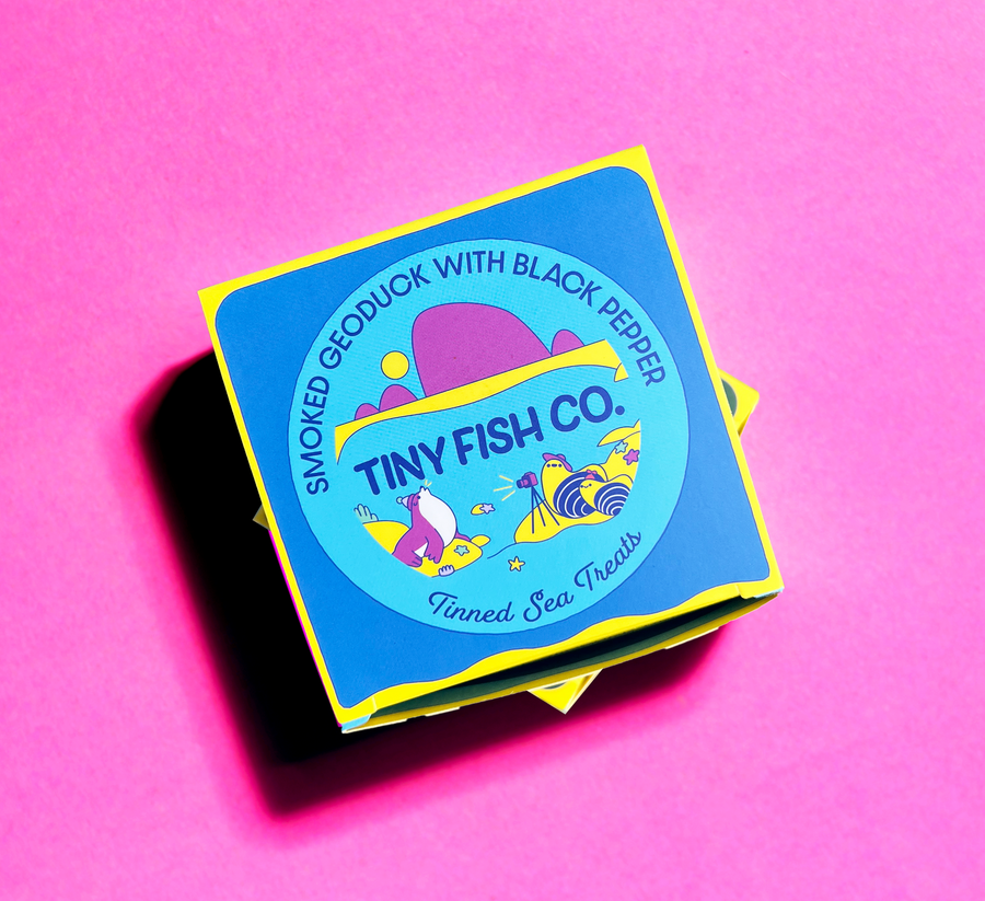 Tiny Fish Co. Smoked Geoduck with Black Pepper