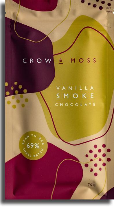 Crow & Moss 69% Dark Chocolate with Vanilla Smoke